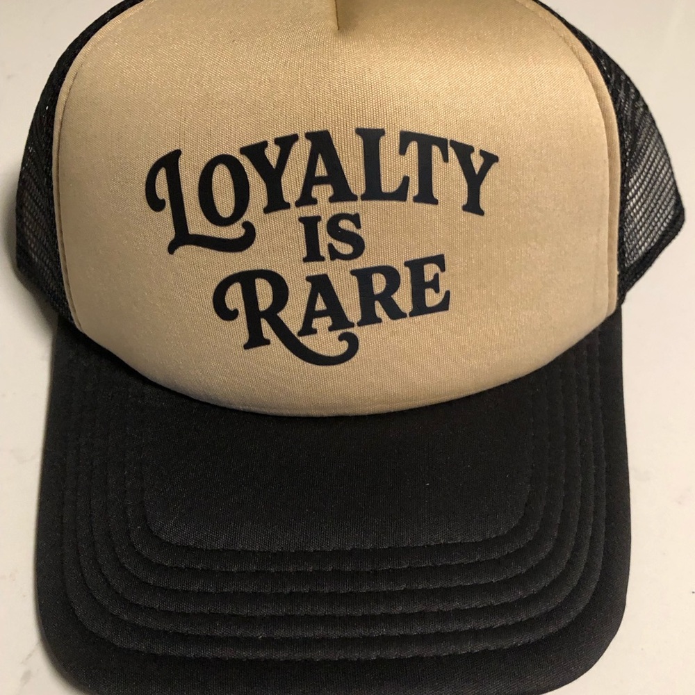 Loyalty Is Rare Trucker Hat - Black & Tan